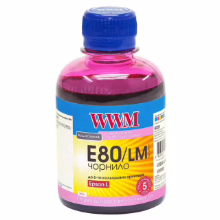 Чернила WWM EPSON L800 Light Magenta (E80/LM)