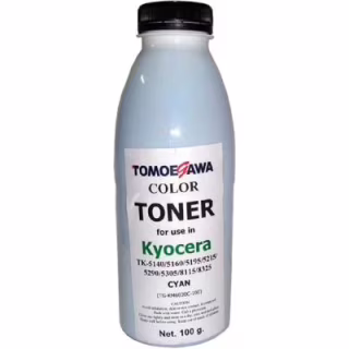Тонер KYOCERA TK-5140/5195/5215/5305/8115 Cyan100г Tomoegawa (TG-KM6030C-100)