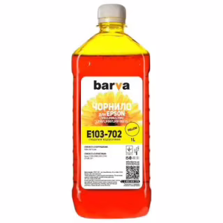Чернила Barva Epson 103 1л YELLOW (E103-702)