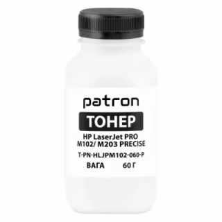 Тонер HP LJ Pro M102/M203 (CF217A/CF230A) Precise 60 г Patron (PN-HLJPM102-060-P)