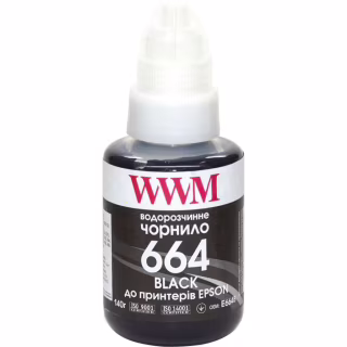 Чернила WWM Epson L110/L210/L300 140г Black (E664B)