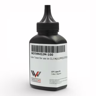 Тонер HP CLJ M252/277/452/477, Canon 045/046, 100г MAGENTA Welldo (WDTHM452M-100)