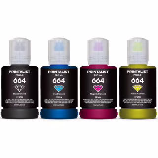 Чернила Printalist Epson L110/L210/L300 4х140г B/C/M/Y (PL664SET4)