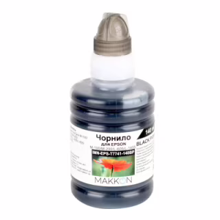 Чернила Makkon для Epson M-100/M-200/L-605/L-1455 140 мл black pigment (IMN-EPS-T7741-140BP)