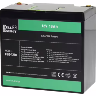 Батарея LiFePo4 Full Energy 12В 18Аг, FEG-1218 (FEG-1218)