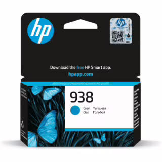 Картридж HP 938 Cyan 800ст (4S6X5PE)