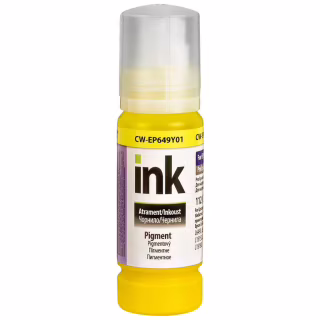 Чернила ColorWay Epson L-6490/L65XX 70мл Yellow Pigm. (CW-EP649Y01)