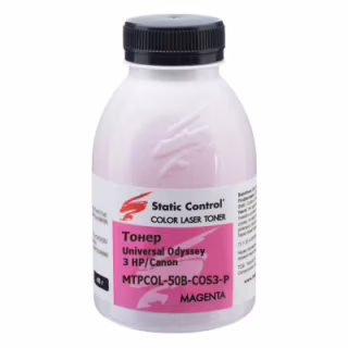Тонер HP/Canon MPTCOL OS3 40г magenta (фасовка) Static Control (MPTCOL-40B-MAOS3-P)