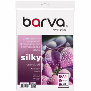 Фотопапір Barva A4, Everyday, supergloss, 270 g/m2, 20c (IP-FE270-397)