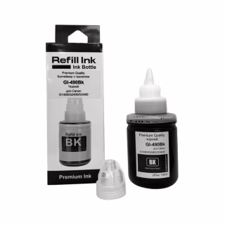 Чорнило Premium Quality Canon GI-490Bk 135мл Black (70264919)