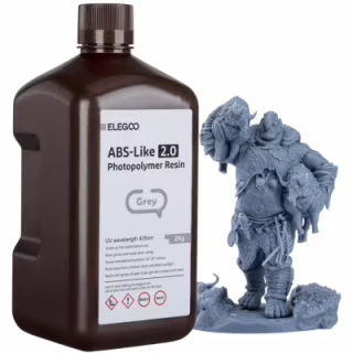 Фотополімерна смола ELEGOO Resin, Standard 2кг, grey (50.103.0273)