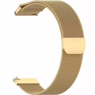 Ремешок для смарт-часов BeCover Milanese Style для Samsung Galaxy (20mm)/Watch 5/ Watch 4.../Gear S2 Classic/Gear Sport Gold (707674)