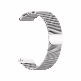 Ремешок для смарт-часов BeCover Milanese Style для Samsung Galaxy (20mm)/Watch 5/ Watch 4.../Gear S2 Classic/Gear Sport Silver (707675)