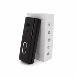 Дверний дзвінок YOSO Wi-Fi video 2MP battery -18650 SD card black (DoorVision-WIFI-02-2)