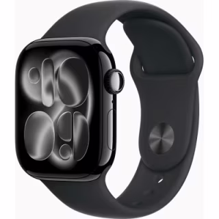 Смарт-часы Apple Watch Series 11 GPS 42mm Jet Black Aluminium Case with Black Sport Band - S/M (MEQT4RK/A)