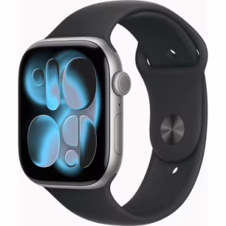 Смарт-годинник Apple Watch Series 11 GPS 46mm Space Grey Aluminium Case with Black Sport Band - M/L (MEV44RK/A)