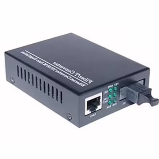 Медиаконвертер Merlion 10/100Base-TX to 100Base-F 1310нм, SM, SC/RJ-45, 25 км + БП (MLMC100M / 1310 WDM / 03904)