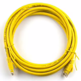 Патч-корд 5м, RJ-45, Cat.5e, CU, мідь, жовтий Ritar (02932)