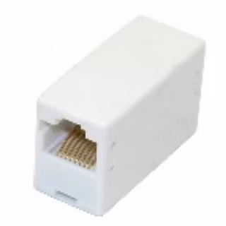 Сращиватель Merlion 1+1 RJ45 UTP 5e, White (00190 / 11445)