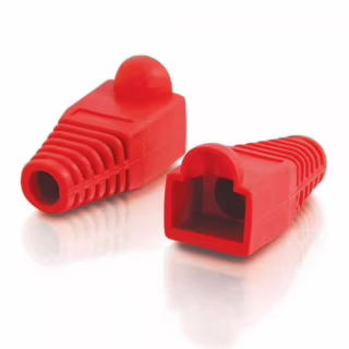 Колпачок коннектора RJ-45 Red (100 шт/уп.) Merlion (CPRJ45ML-RD)