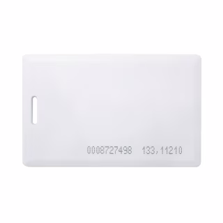 Безконтактна картка EM-Marine 1.8мм white, чип TK4100 с номером (1.8мм white, чіп TK4100 з номером)
