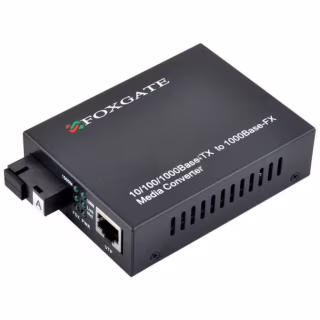 Медиаконвертер EC-Q-1G-1SM-1550nm-20 FoxGate