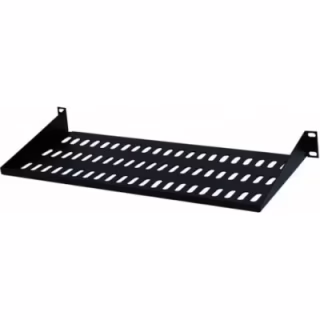 Полка 19" Hypernet 1U глиб. 250мм, колір чорний (CS-250-1U-BLACK)