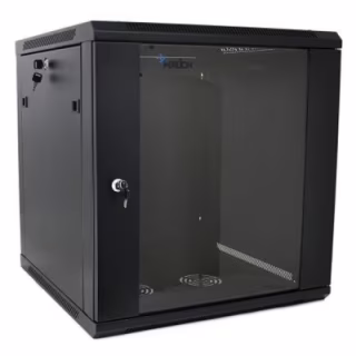 Шкаф настенный Merlion 18U 19" 600*450mm (Ш*Г)мм, black (Ml3-6418)