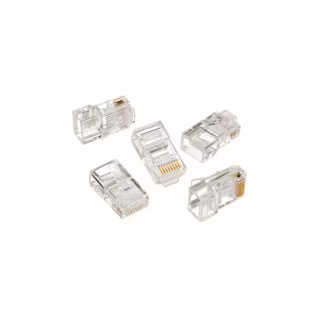 Коннектор RJ45 cat.5e UTP 8P8C * 10 (позолоч. конт.) Cablexpert (LC-8P8C-001/10)