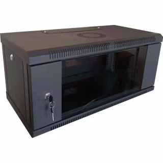 Шкаф настенный Hypernet 4U 19" 600x450 (WMNC-4U-FLAT-BLACK)