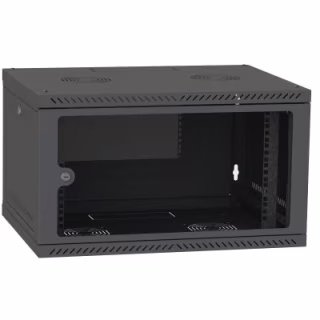 Шафа настінна Ipcom 6U, 600*600, RAL9005 (СН-6U-060х060-ДС-9005)