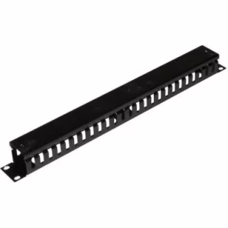 Кабельный организатор 19" 1U з кришкою, корпус метал Voltronic (05055)