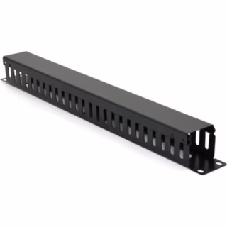 Кабельний організатор 19" 1U/24Port з кришкою, корпус метал Voltronic (26001)