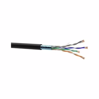 Кабель сетевой OK-Net FTP 305м, cat.5e patch внешний (F/UTP-cat.5Е-SL patch) (КГППЭ-ВП (100) 4*2*AWG26/7)