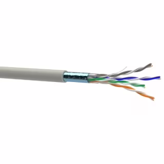 Кабель сетевой OK-Net FTP cat.5e, 305м (F/UTP-cat.5E-SL) (КПВЭ-ВП (100) 4*2*0,46)