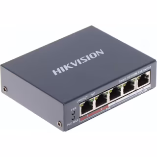 Коммутатор сетевой Hikvision DS-3E1105P-EI/V2
