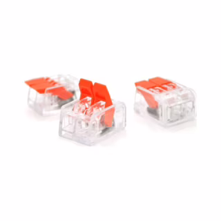 Соединитель кабеля 2-pin аналог WAGO K221-412, 10штпак Voltronic (K221-412/10)
