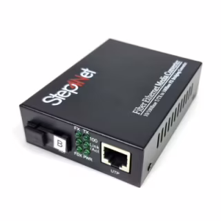 Медиаконвертер 10/100Base-TX to 100Base-FX, SM, 1310nm, SC/PC, 20км Step4Net (MC-R-0,1-1SM-1310nm-20-LFP)