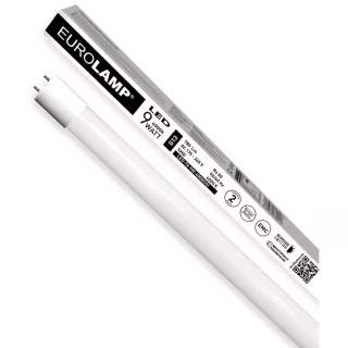 Лампочка Eurolamp T8 скло 9W 4000K (LED-T8-9W/4000(OS))