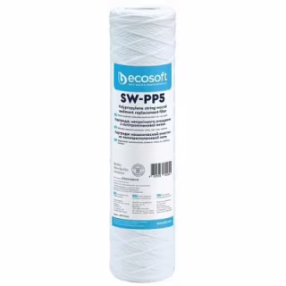 Картридж для фильтра кувшина Ecosoft Картридж з поліпропіленової нитки Ecosoft 2.5х10", 5мкм (CPN25105ECO)