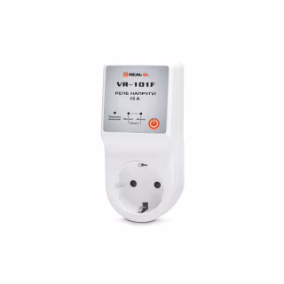 Реле напряжения REAL-EL VR-101F, white (EL122300009)