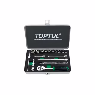 Набор инструментов Toptul дюймових 1/4" 18од. 3/16"-9/16" (GCAD1811)