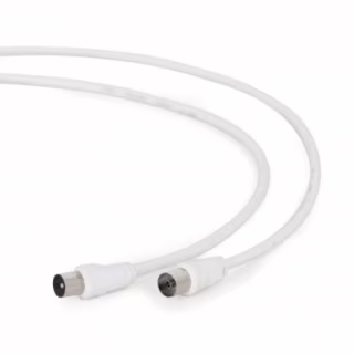 Кабель телевизионный 75 Ом 1.8m white Cablexpert (CCV-515-W)