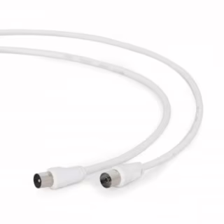 Кабель телевізійний 75 Ом 1.8m white Cablexpert (CCV-515-W)