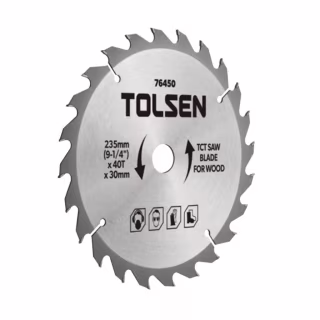 Диск пильний Tolsen пильний з ТВС напайками по дереву 254х60Т*30мм (76461)