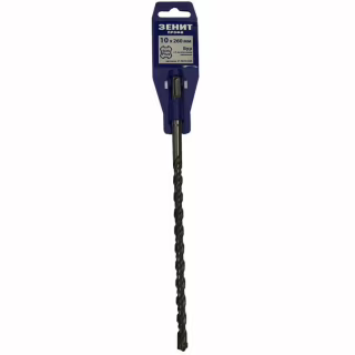 Бур Зеніт SDS-Plus 10х260мм с 4-мя режущими кромками (210010260)