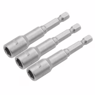 Головка магнитная Tolsen 12 мм 1/4"х65 мм 3 шт (77847)