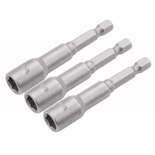 Головка магнитная Tolsen 6 мм 1/4"х65 мм 3 шт (77841)
