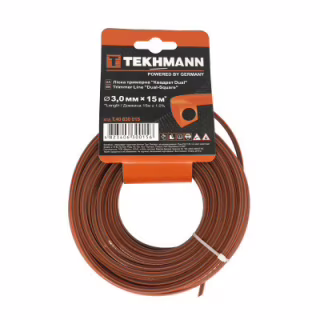 Жилка косильна Tekhmann "Квадрат DUAL" 3,0 мм x 15 м (T.40630015)