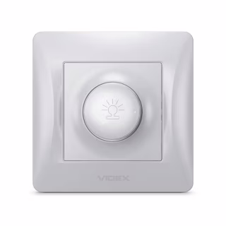 Світлорегулятор Videx BINERA 600Вт сереб (VF-BNDM600-SS)